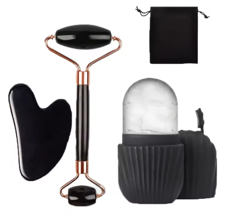 Ice Face Roller & Gua Sha Set